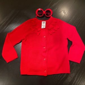 Olivia for Gymboree Cardigan + Sunglasses Bundle